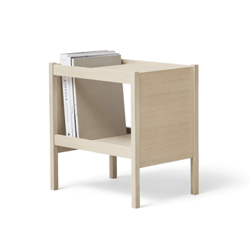 Journal side table 29x43 cm - White oak - Form & Refine