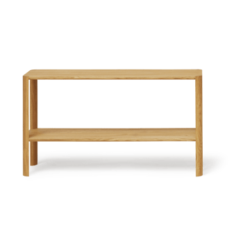 Leaf shelf 2 shelves 57x100 cm - Oak - Form & Refine