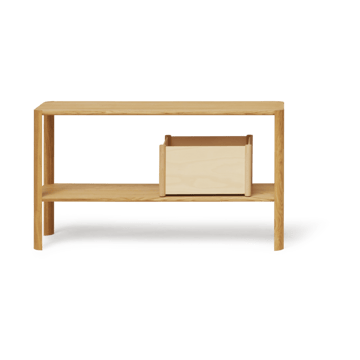 Leaf shelf 2 shelves 57x100 cm - Oak - Form & Refine