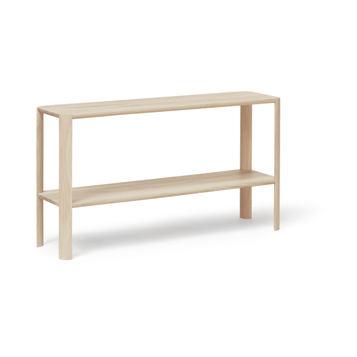 Leaf shelf 2 shelves 57x100 cm - White oak - Form & Refine