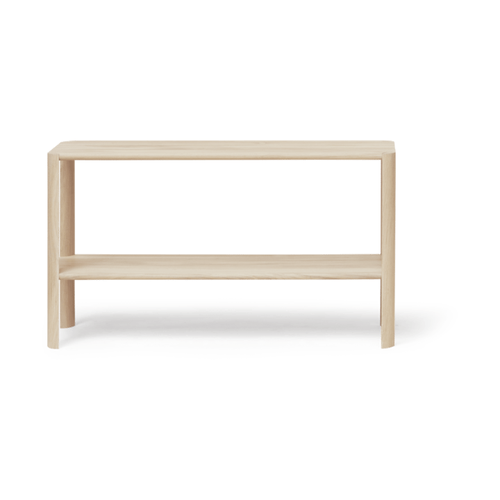 Leaf shelf 2 shelves 57x100 cm, White oak Form & Refine