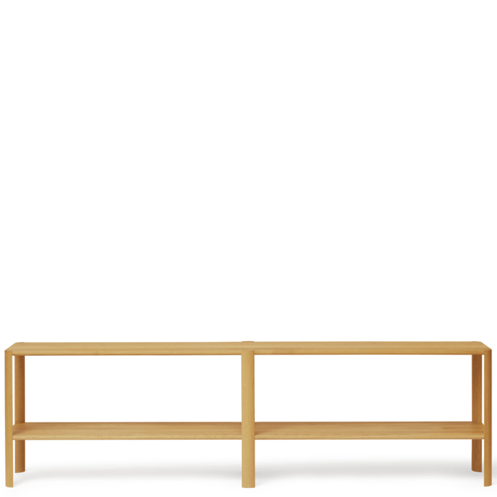 Leaf shelf 2 shelves 57x200 cm, Oak Form & Refine