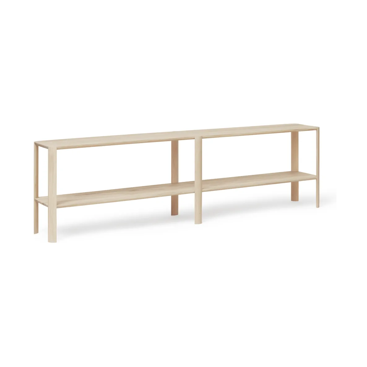 Form & Refine Leaf shelf 2 shelves 57x200 cm White oak