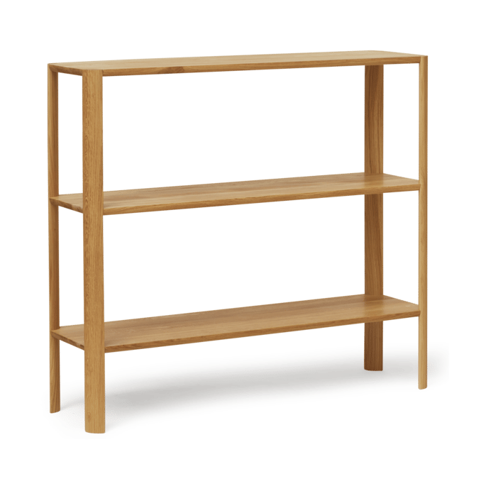 Leaf shelf 3 shelves 92x100 cm - Oak - Form & Refine