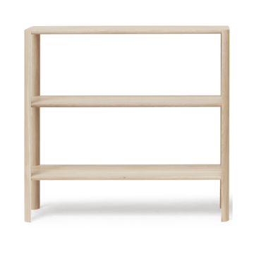Leaf shelf 3 shelves 92x100 cm - White oak - Form & Refine