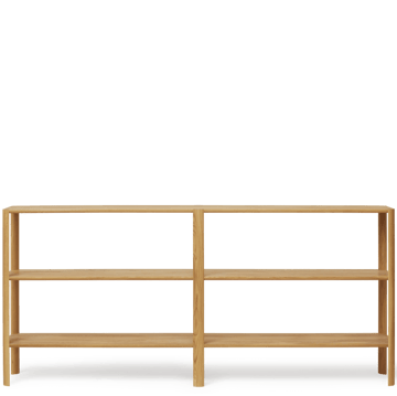 Leaf shelf 3 shelves 92x200 cm - Oak - Form & Refine