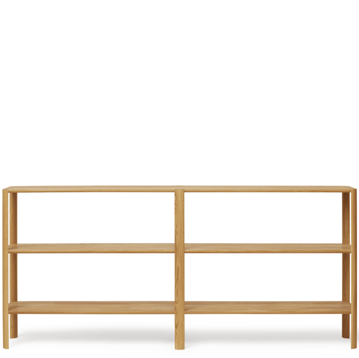 Leaf shelf 3 shelves 92x200 cm, Oak Form & Refine
