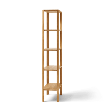 Leaf shelf 5 shelves 55x162 cm - Oak - Form & Refine