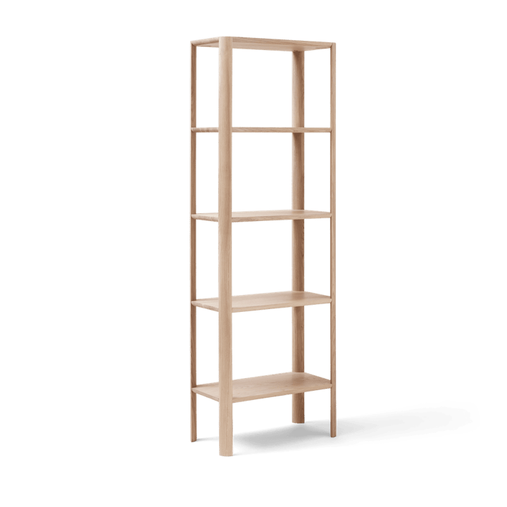 Leaf shelf 5 shelves 55x162 cm - White oak - Form & Refine