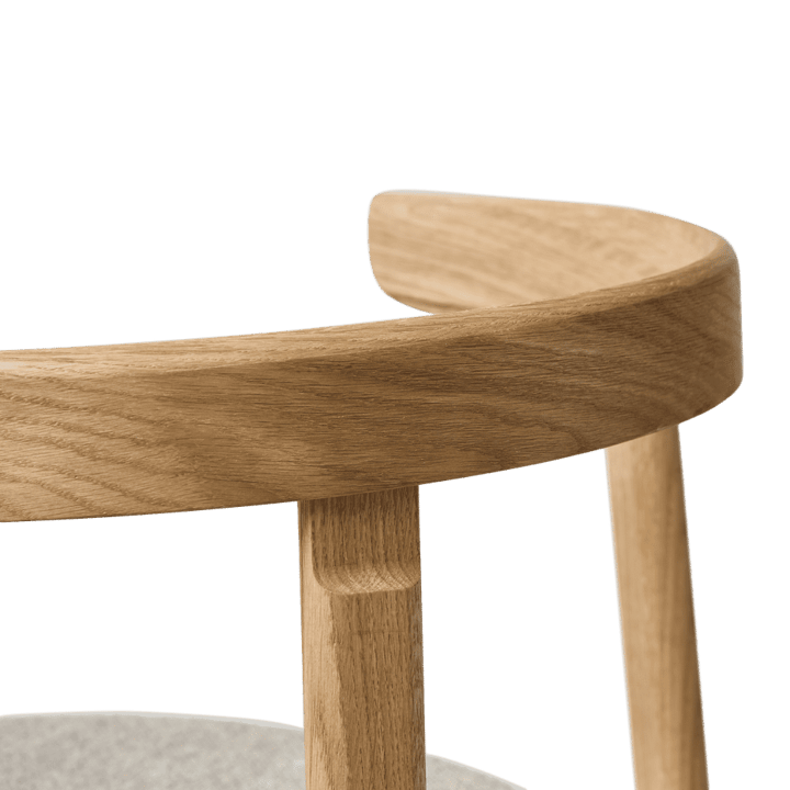 Lunar chair, Oak-Hallingdal 65-0227 Form & Refine