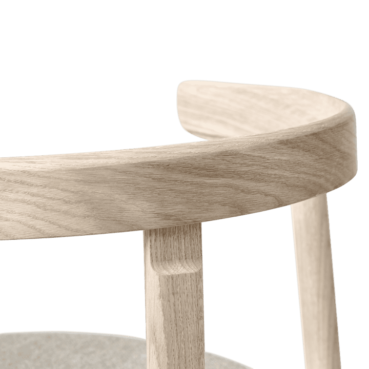 Lunar chair, White oak Form & Refine