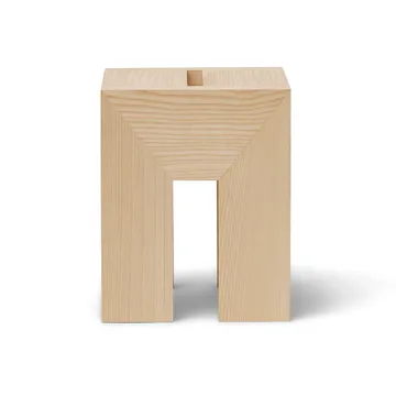 Monolith side table - Ash, 29x29x36 cm - Form & Refine