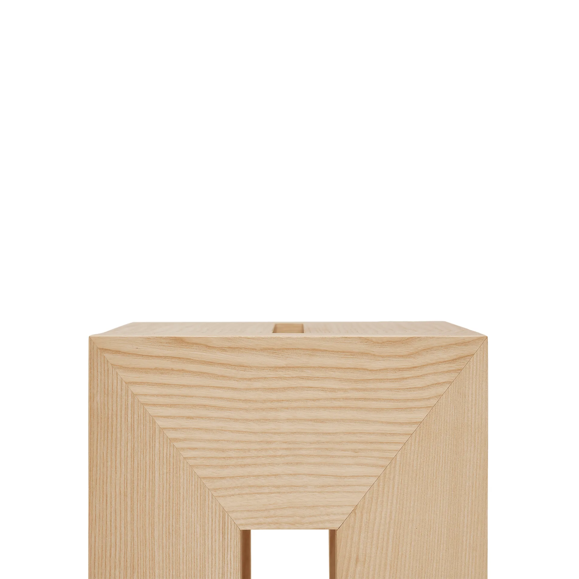 Monolith side table, Ash, 29x29x36 cm Form & Refine