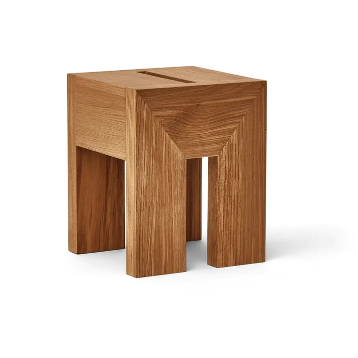 Monolith side table - Oak, 29x29x36 cm - Form & Refine