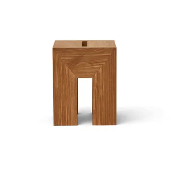 Monolith side table - Oak, 29x29x36 cm - Form & Refine