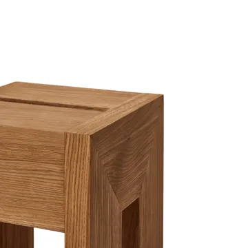 Monolith side table - Oak, 29x29x36 cm - Form & Refine
