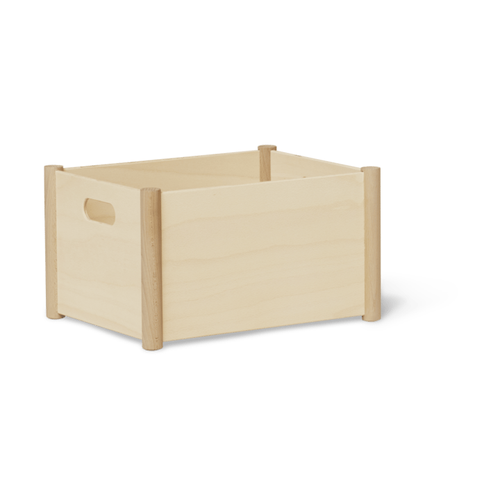 Pillar storage box M, Beech Form & Refine