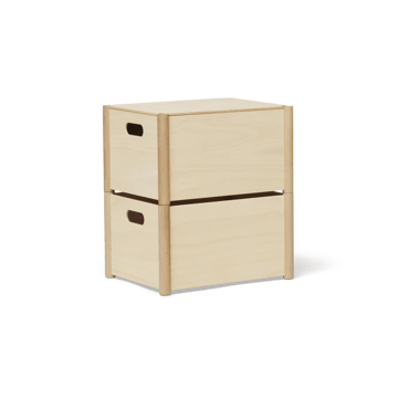 Pillar storage box M - Beech - Form & Refine