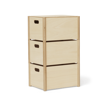 Pillar storage box M - Beech - Form & Refine