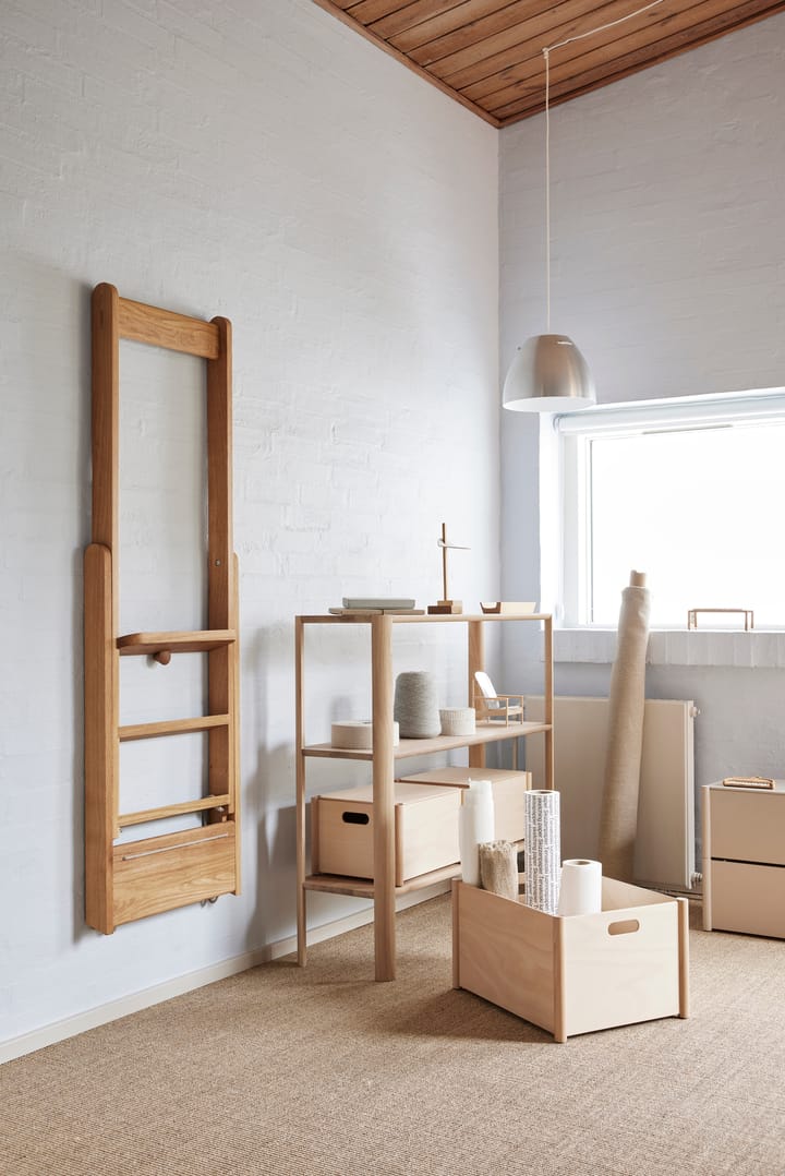 Pillar storage box M, Beech Form & Refine