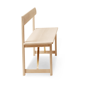 Position bench 155 cm - Oak-brass - Form & Refine