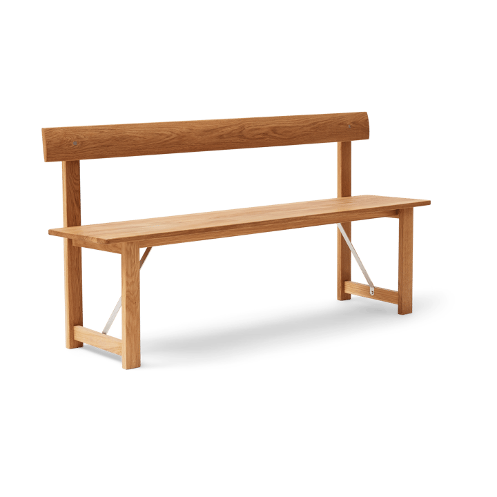 Position bench 155 cm, Oak-steel Form & Refine