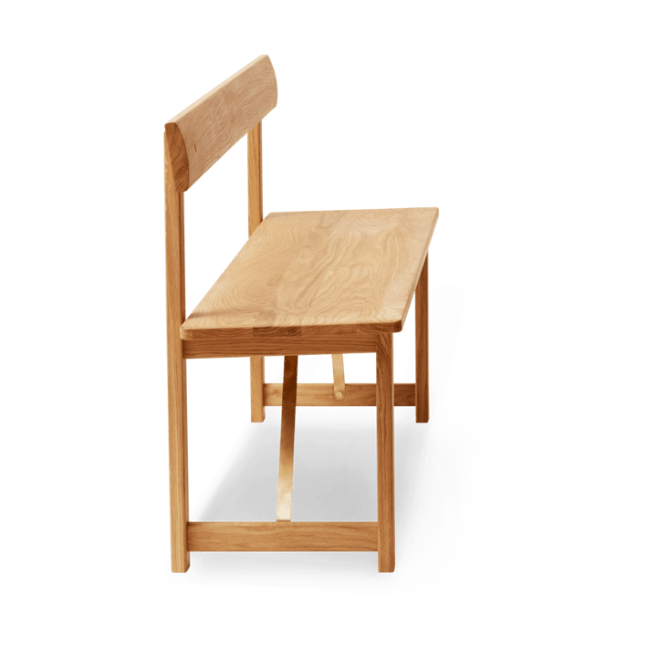 Position bench 155 cm, Oak-steel Form & Refine