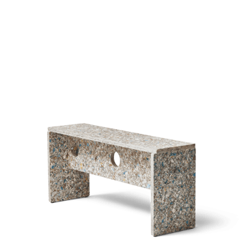 Remake bench 95 cm - Grey - Form & Refine