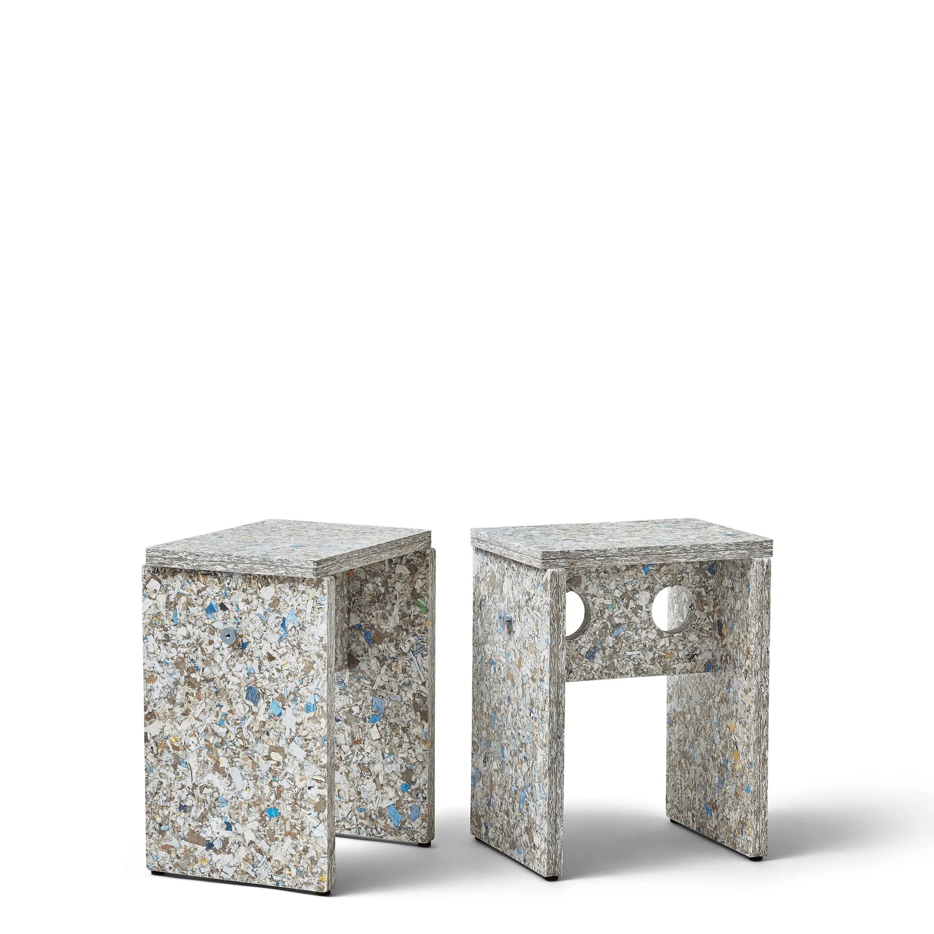 Remake stool 35x45 cm, Grey Form & Refine