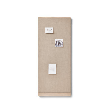 Rim notice board 60x145 cm - White oak - Form & Refine