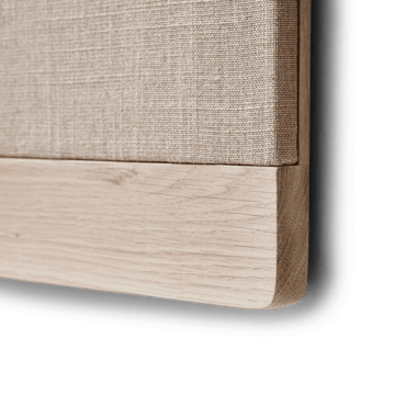 Rim notice board 60x145 cm - White oak - Form & Refine