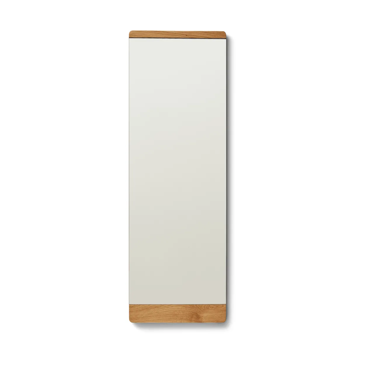 Form & Refine Rim wall mirror 35x110 cm Oak | Scandinavian Design | Wall mirrors | Brown