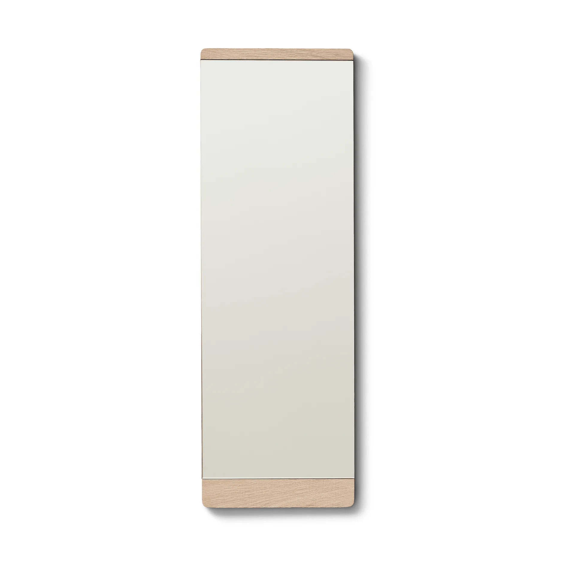 Rim wall mirror 35x110 cm, White oak Form & Refine