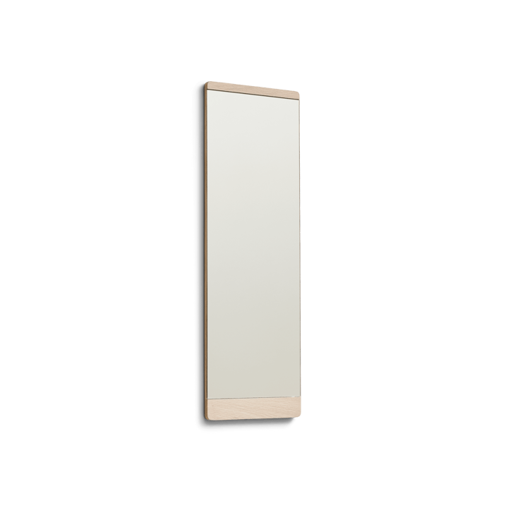Rim wall mirror 35x110 cm, White oak Form & Refine