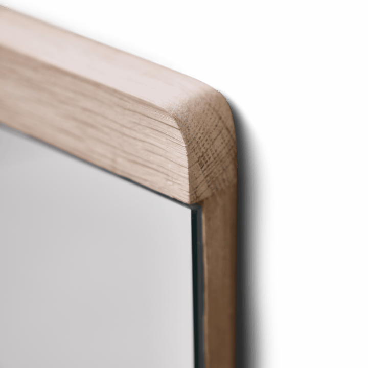 Rim wall mirror 35x110 cm, White oak Form & Refine