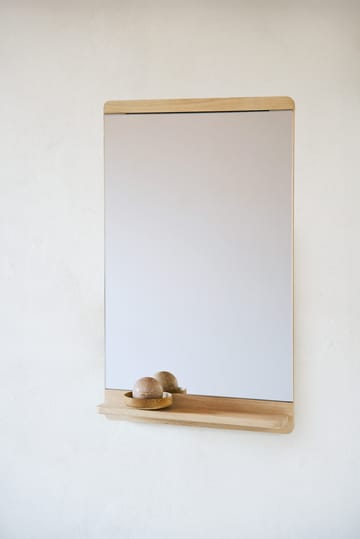 Rim wall mirror 40x68 cm - White oak - Form & Refine