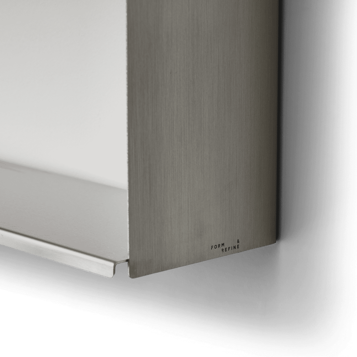 Taper storage shelf 70x25 cm, Stainless steel Form & Refine