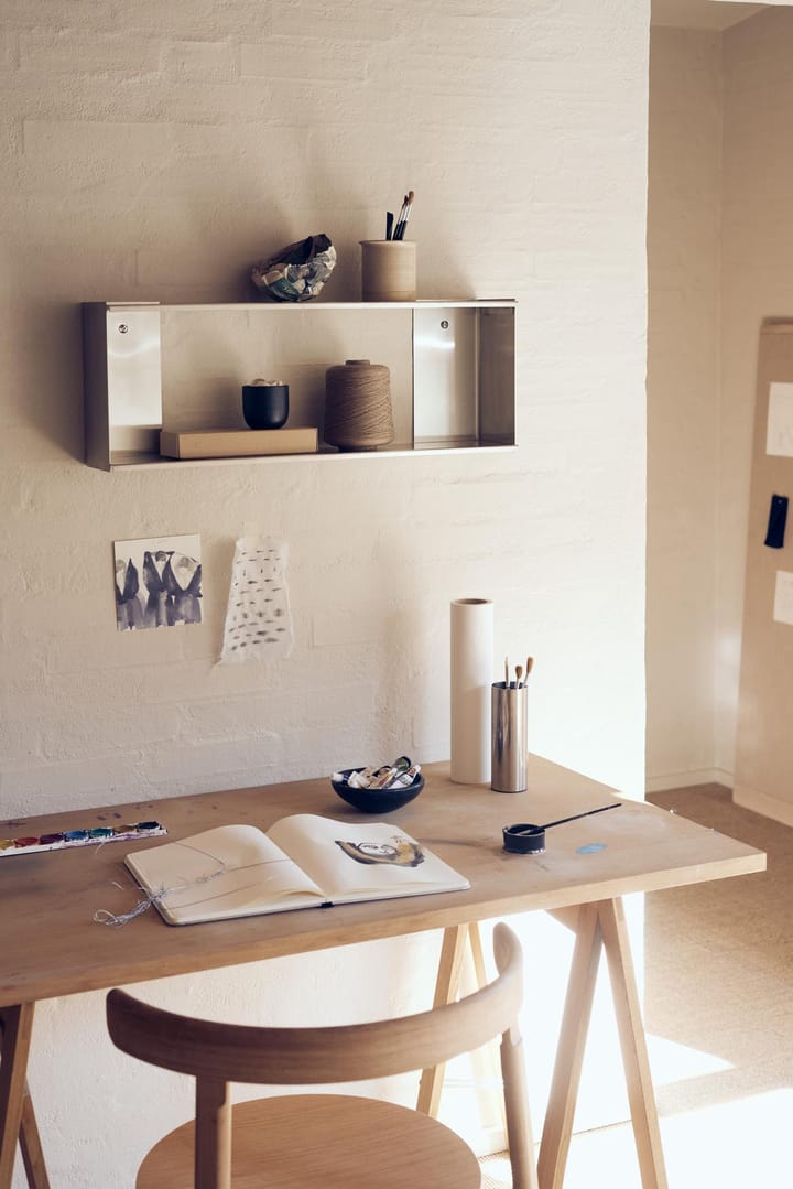 Taper storage shelf 70x25 cm, Stainless steel Form & Refine
