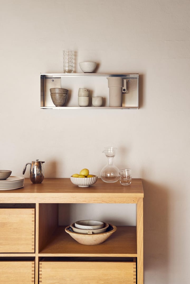 Taper storage shelf 70x25 cm, Stainless steel Form & Refine