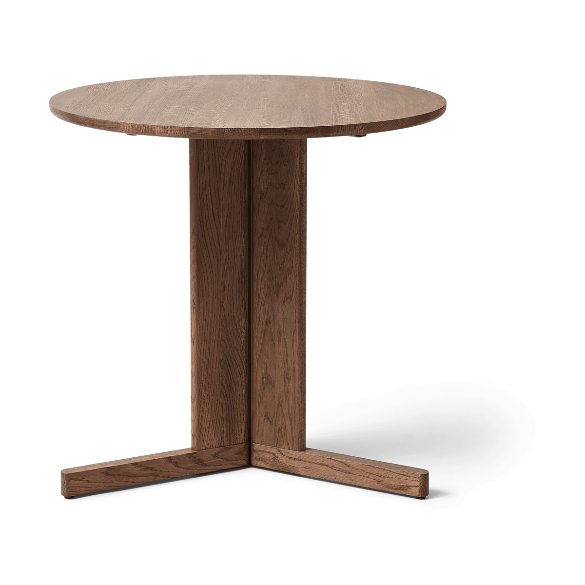Form & Refine Trefoil dining table o75 cm oak | Scandinavian Design | Dining tables | Brown