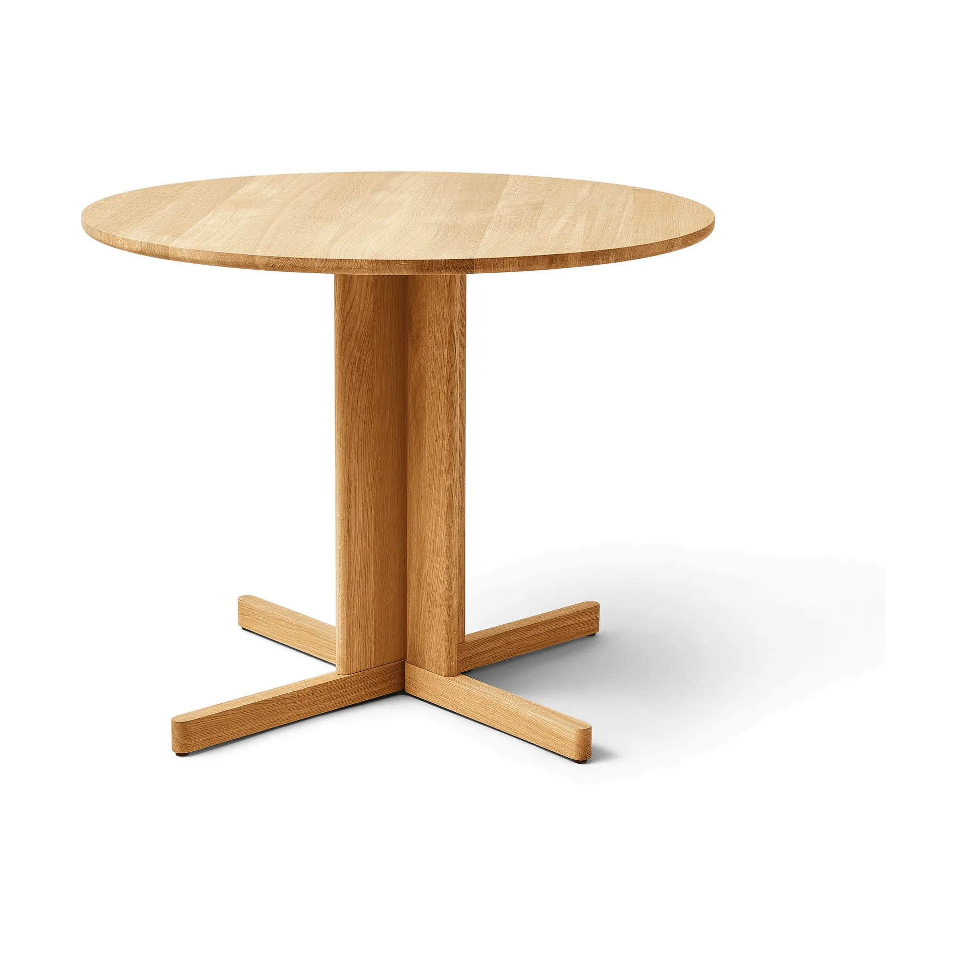 Trefoil dining table Ø90 cm, Oak Form & Refine
