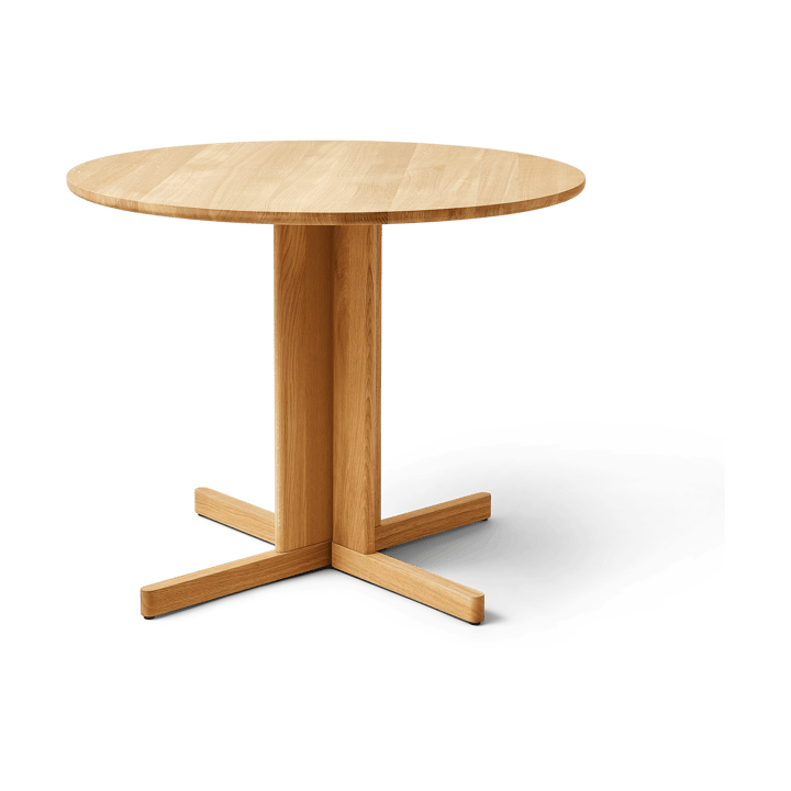 Trefoil dining table �Ø90 cm - Oak - Form & Refine