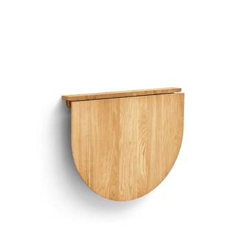 Trefoil wall-mounted table - Oak - Form & Refine