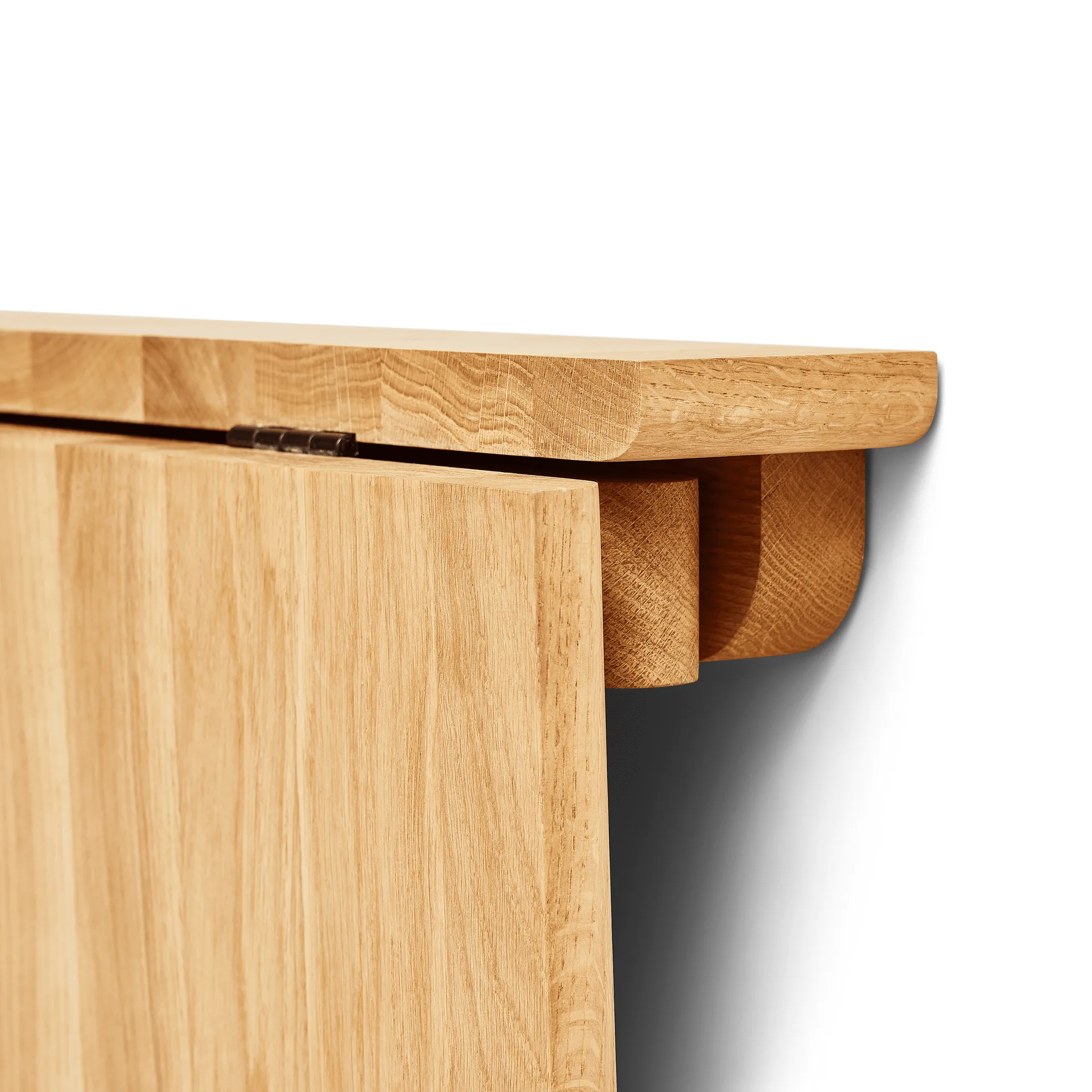 Trefoil wall-mounted table, Oak Form & Refine