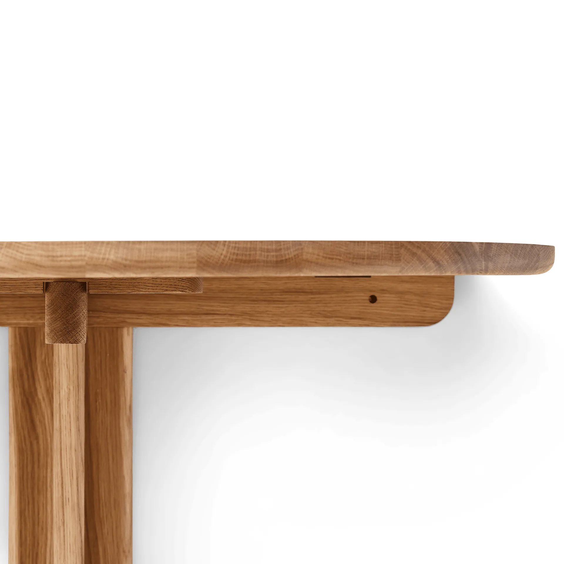 Trefoil wall-mounted table, Oak Form & Refine