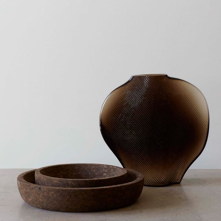 Cork bowl S 20 cm - smoked - Formgatan