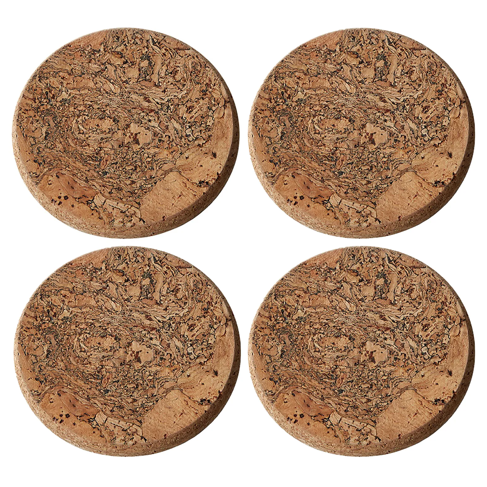 Cork coaster 4-pack, Natural Formgatan