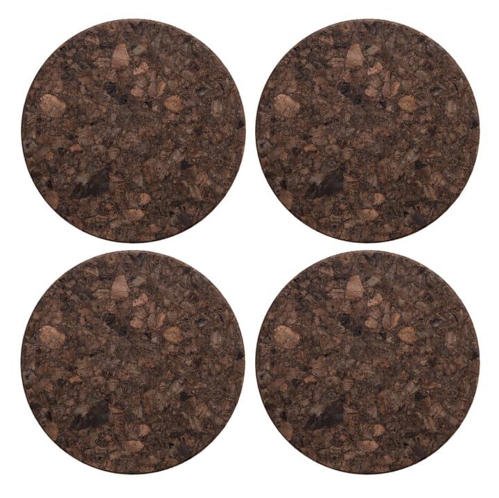 Cork coaster 4-pack - smoked - Formgatan