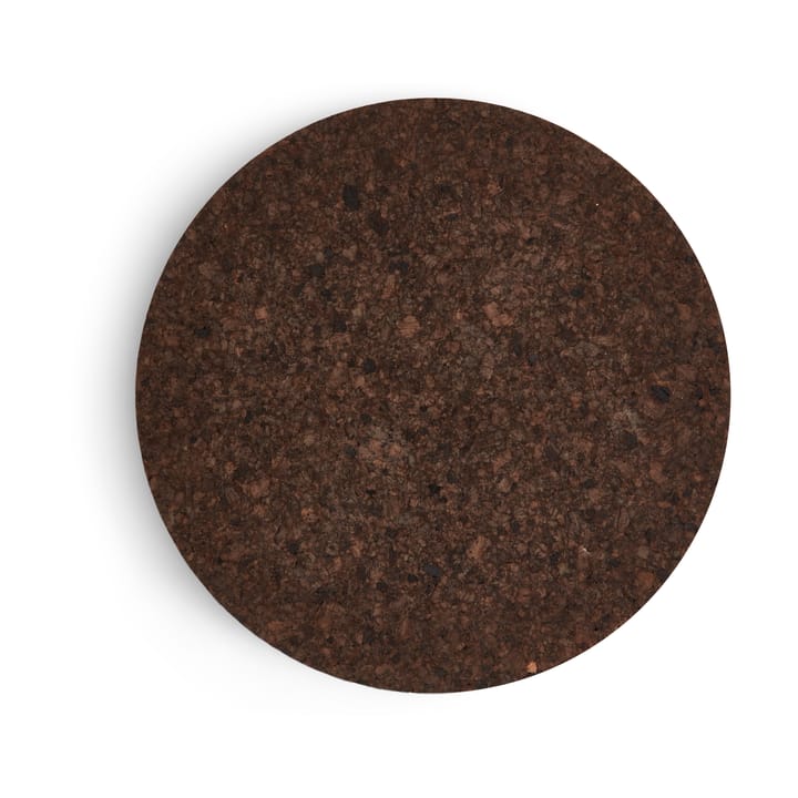 Cork trivet smoked, Ø19 cm Formgatan