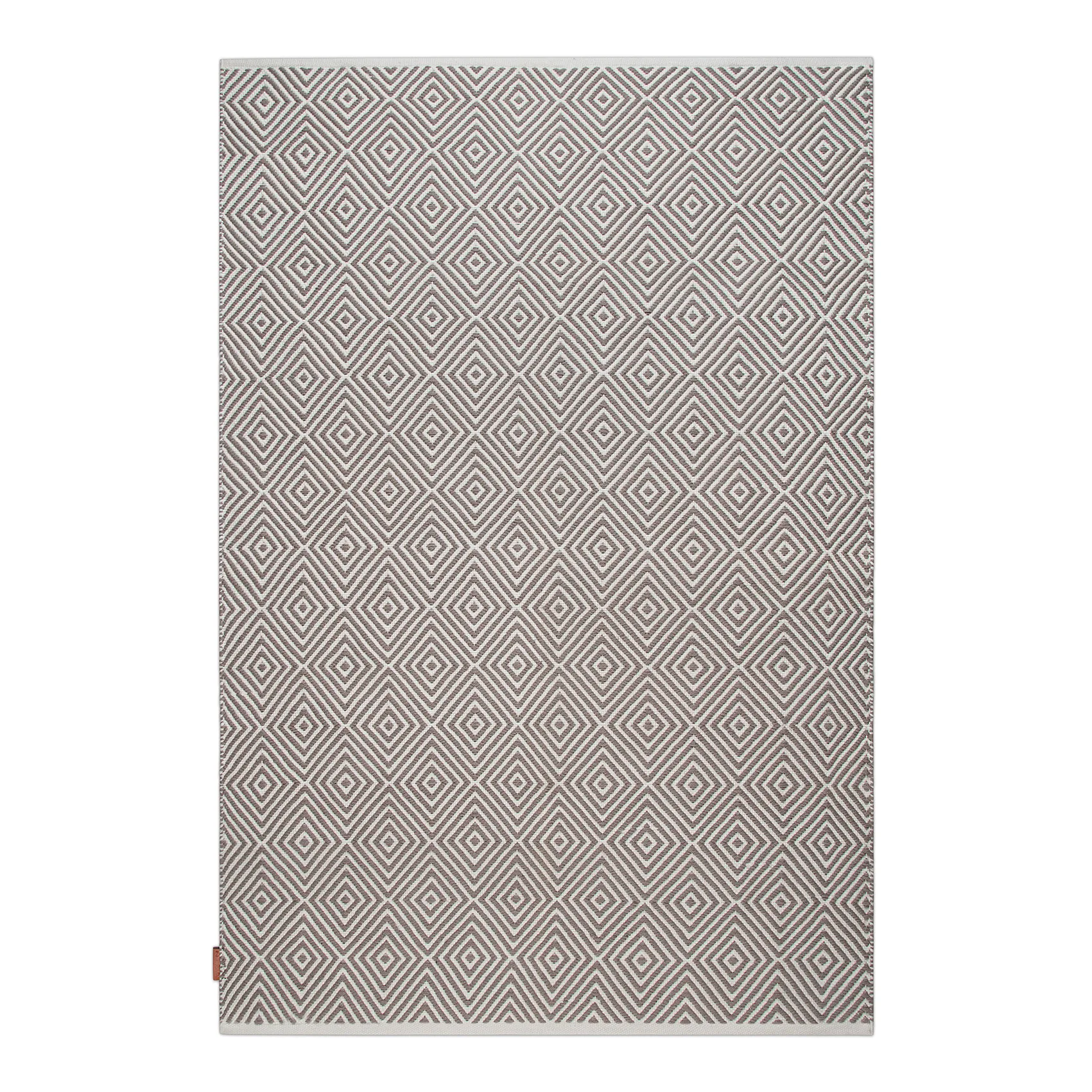 Diamond rug 140x200 cm, Grey Formgatan